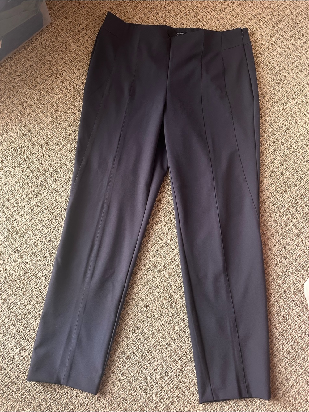 Peace of Cloth Straight Leg Dress Pants in Black